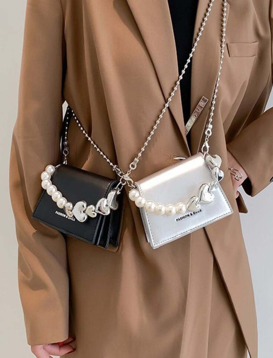 パールハンドルミニミニショルダー3wayバッグ