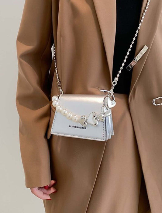 パールハンドルミニミニショルダー3wayバッグ
