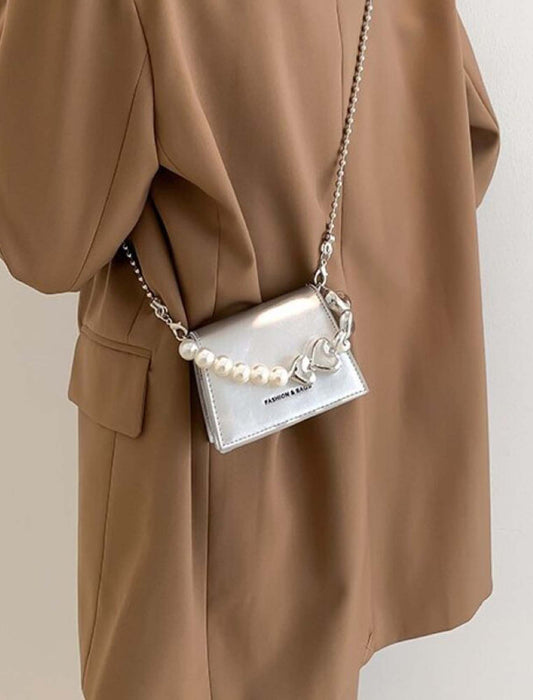 パールハンドルミニミニショルダー3wayバッグ