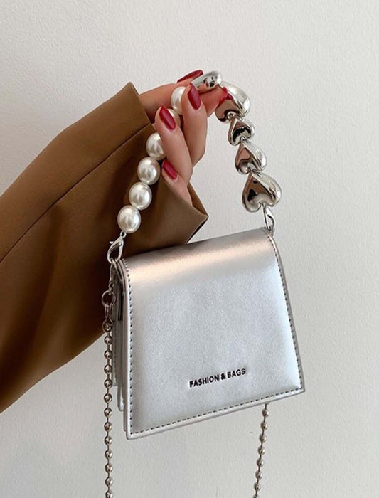 パールハンドルミニミニショルダー3wayバッグ