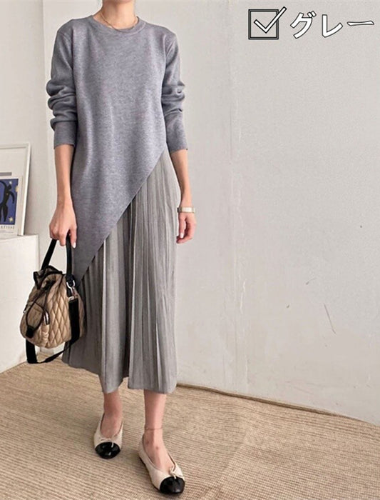 プリーツスカート セットアップ