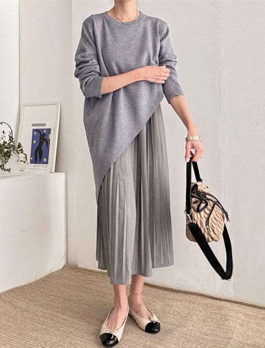 プリーツスカート セットアップ