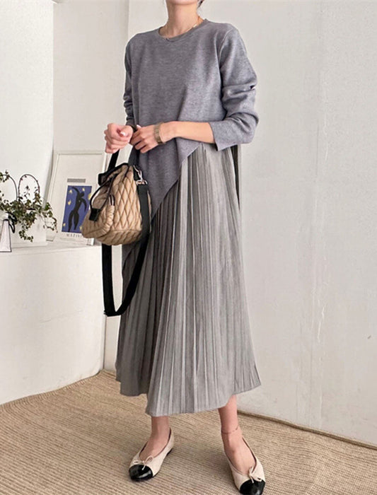 プリーツスカート セットアップ