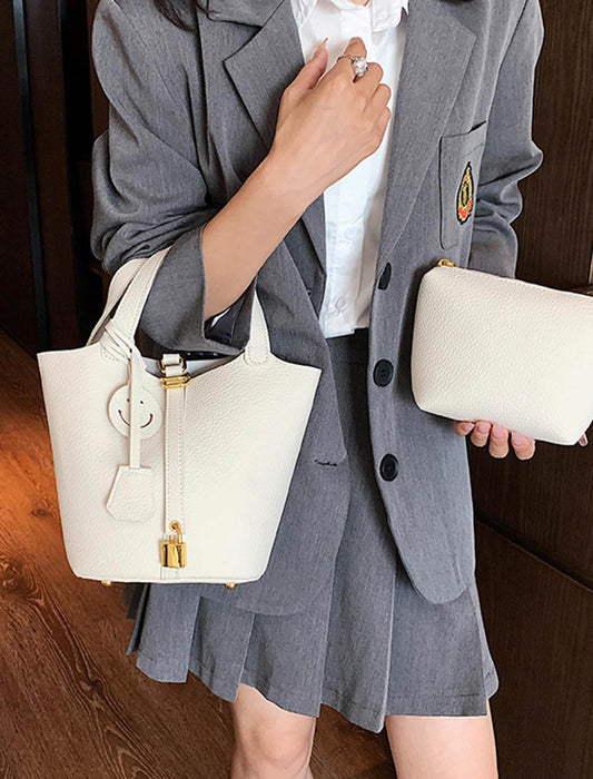 タッセル&ニコちゃん付き2wayトートバッグ