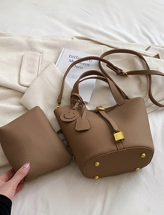 タッセル&ニコちゃん付き2wayトートバッグ