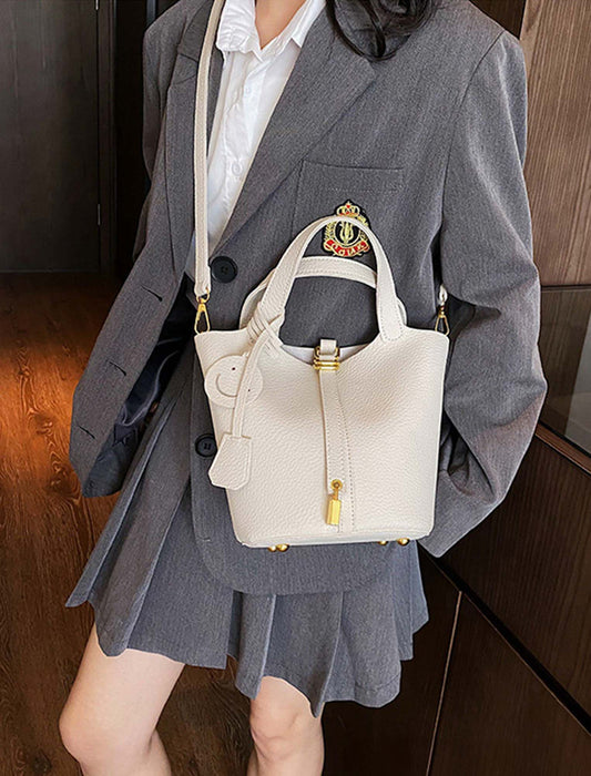 タッセル&ニコちゃん付き2wayトートバッグ