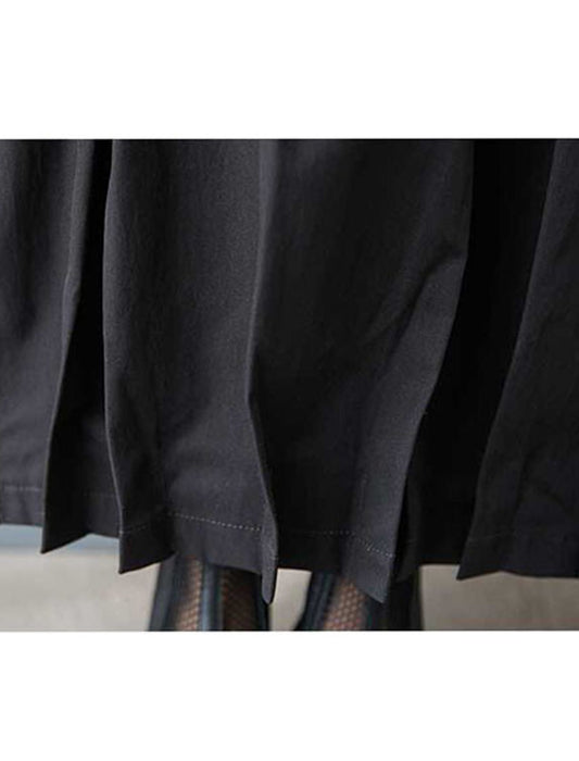 モード系サスペンダー付ロングスカートスカート