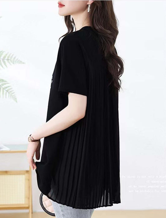 バルーンモチーフバックプリーツチュニック　