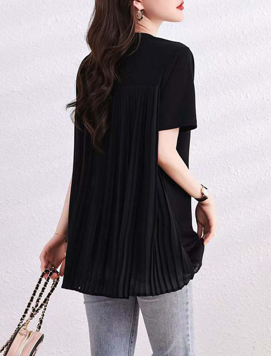 バルーンモチーフバックプリーツチュニック　