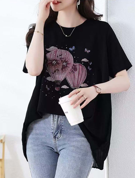 バルーンモチーフバックプリーツチュニック　