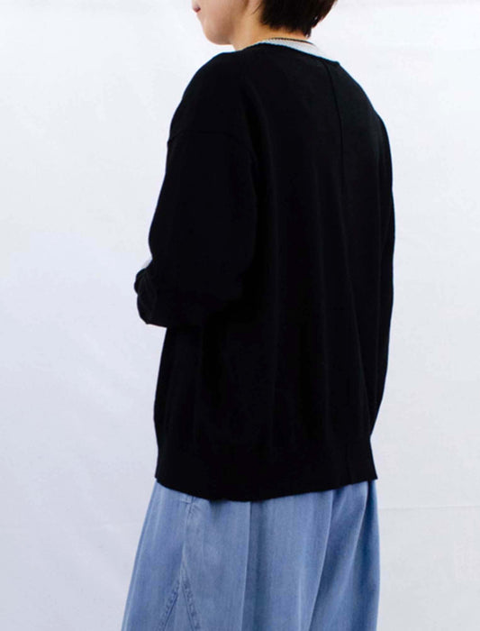 Vネックロゴハートカーディガン