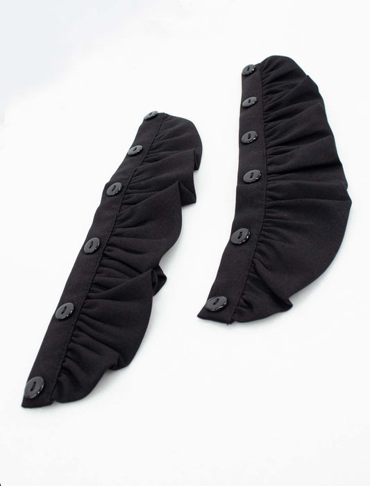 3wayVネックフリルジャンパーワンピース