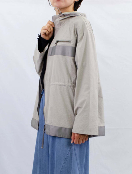 グログランジップフードライトアウター