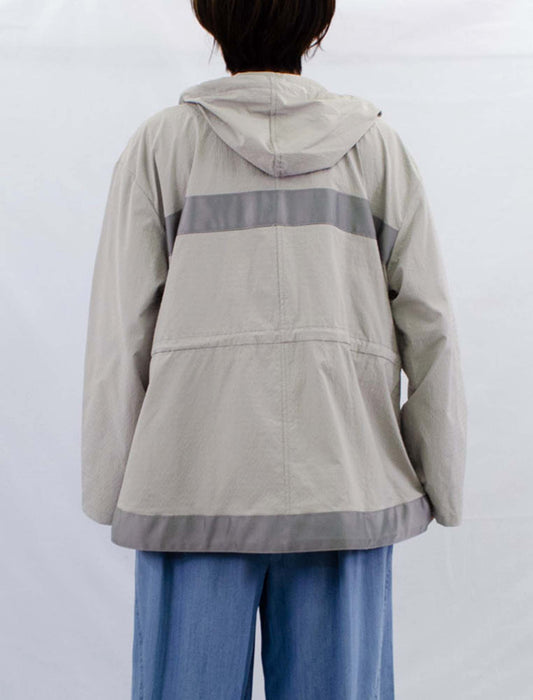 グログランジップフードライトアウター