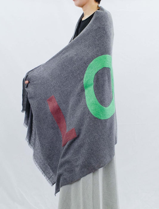 LOVEDカラフルロゴストール