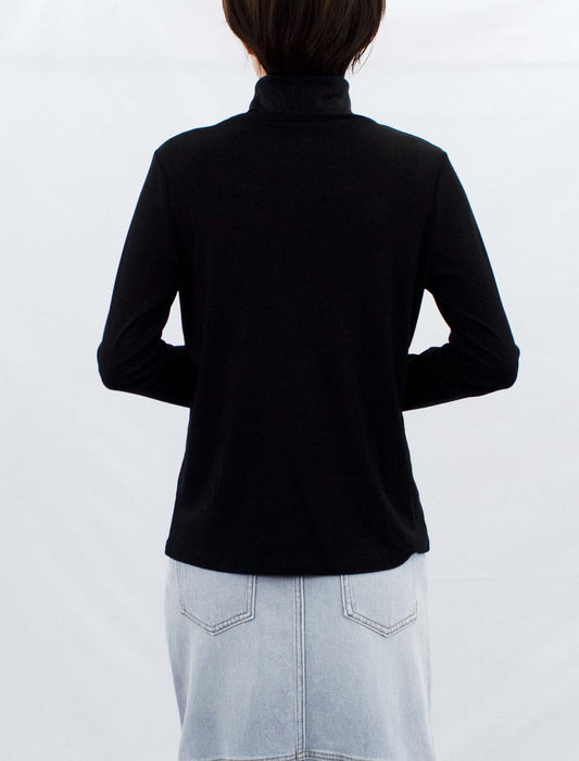 タートル無地カットソー