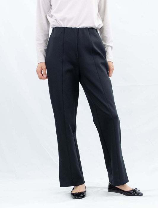 キレイ目ストレッチスリットパンツ