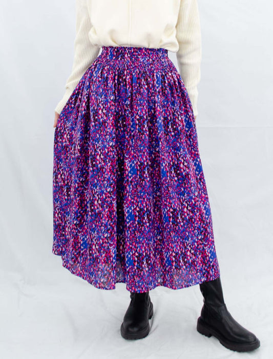 ペイント柄スカート