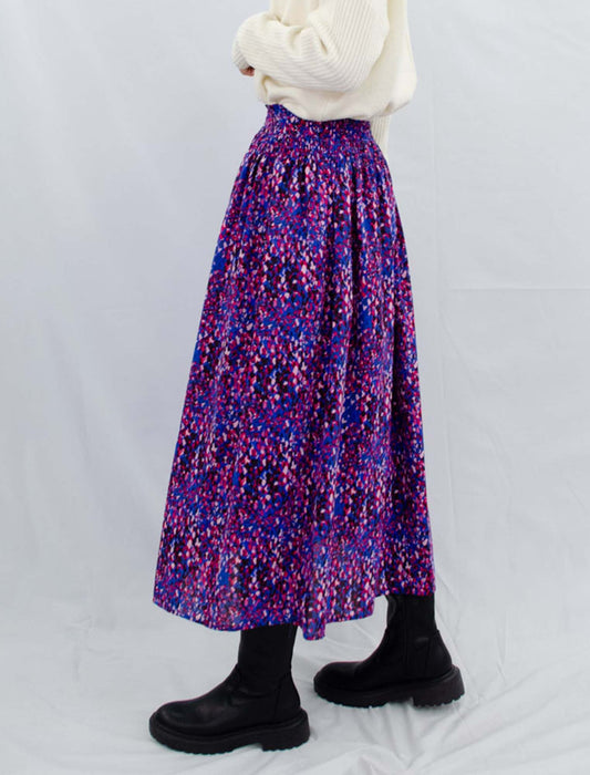 ペイント柄スカート