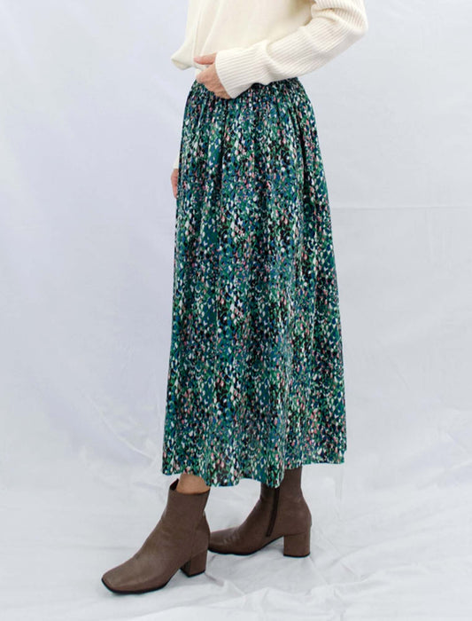 ペイント柄スカート