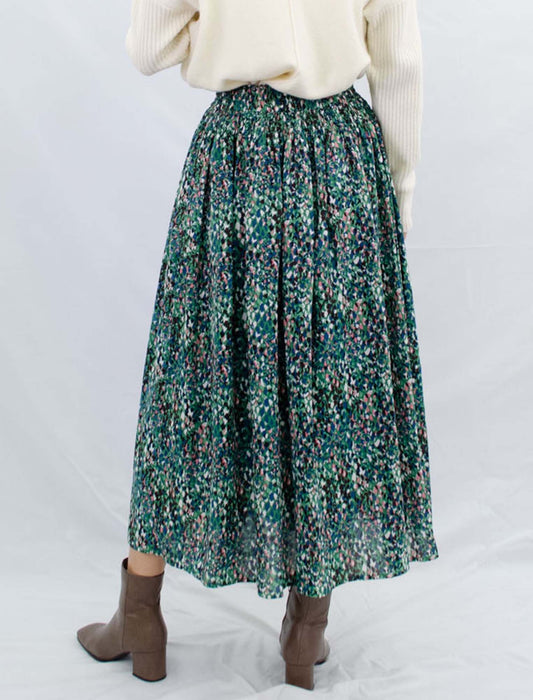 ペイント柄スカート