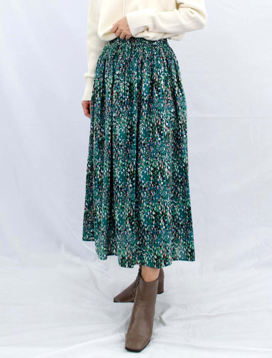 ペイント柄スカート