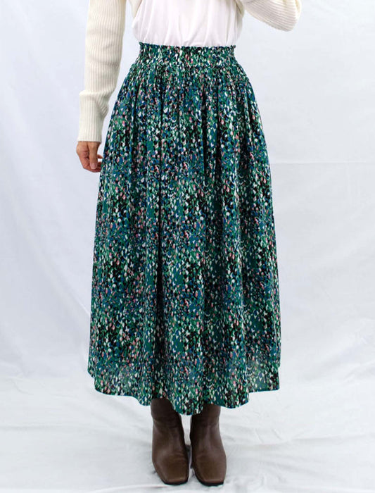 ペイント柄スカート