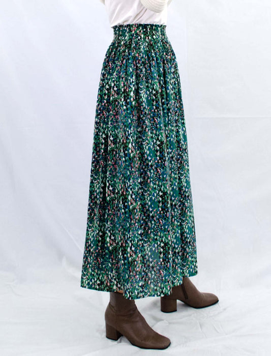 ペイント柄スカート