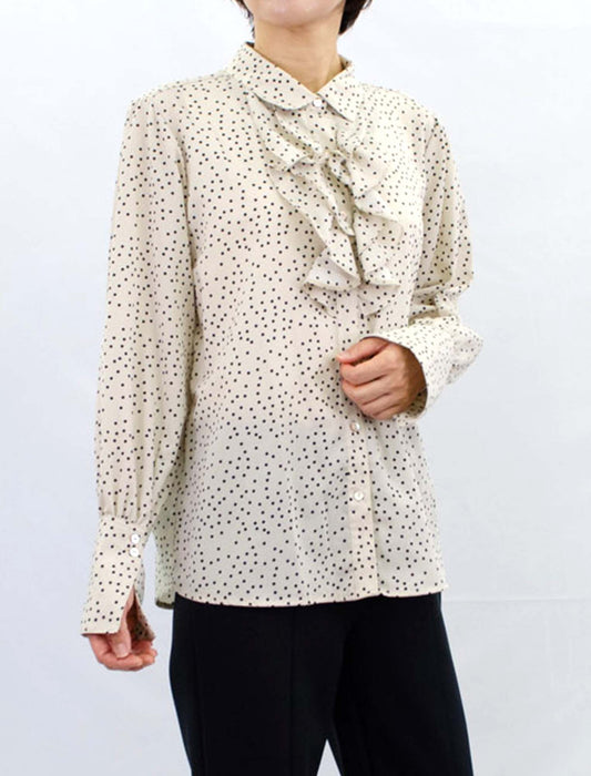 ドットフリルブラウス | Northmall（ノースモール）暮らしを素敵にする