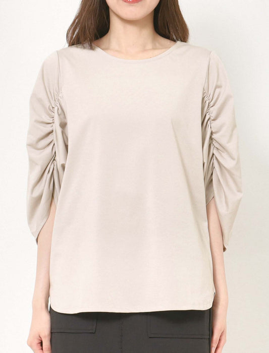 ドライコットンボリュームスリーブカットソー