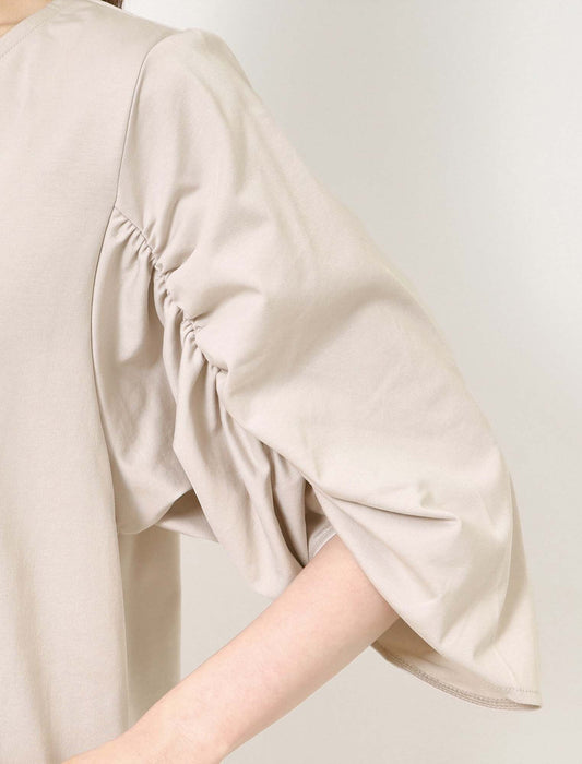 ドライコットンボリュームスリーブカットソー