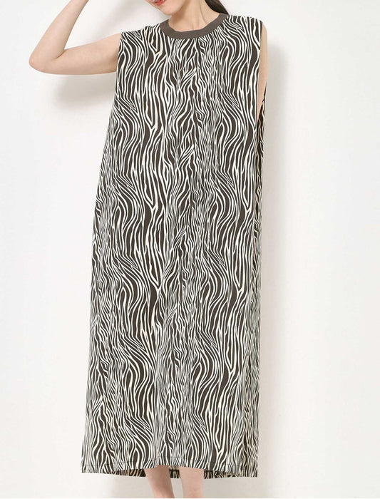 サークルストレッチゼブラPTワンピース