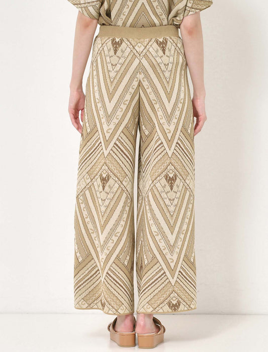 ボヘミアンニットパンツ