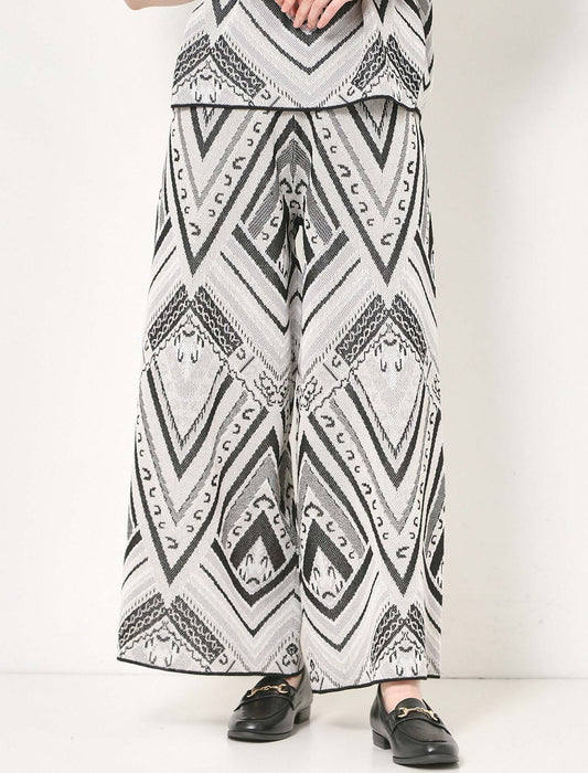 ボヘミアンニットパンツ