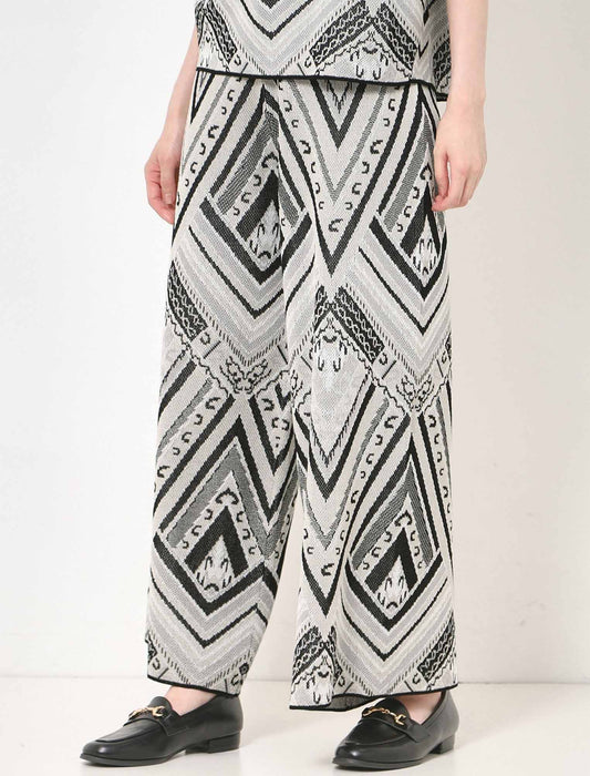 ボヘミアンニットパンツ