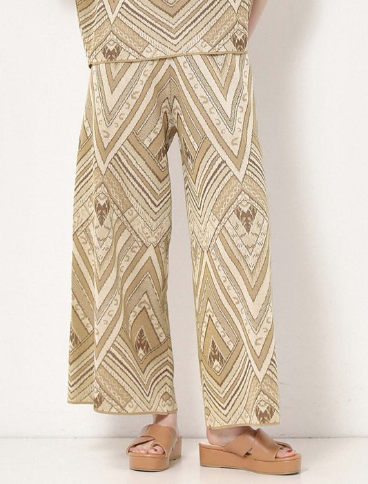 ボヘミアンニットパンツ