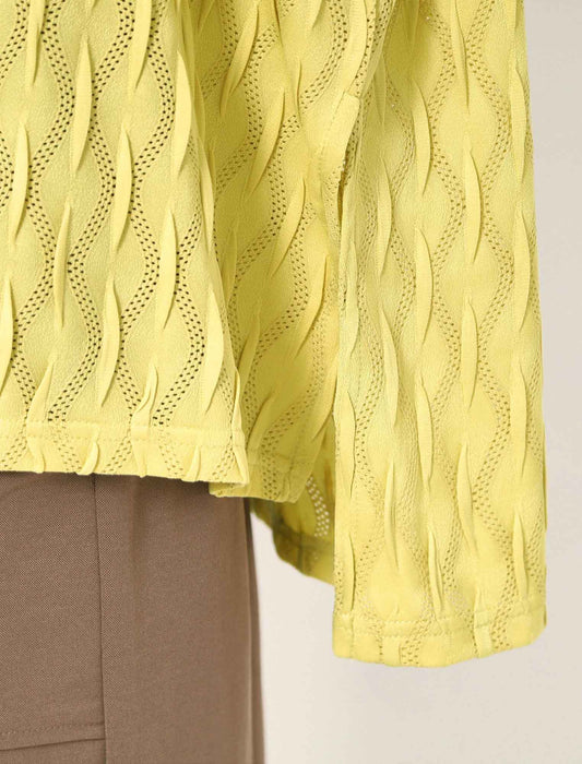 ジャガードメッシュジャージー