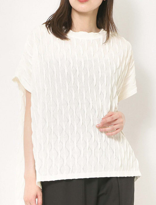 ジャガードメッシュジャージー