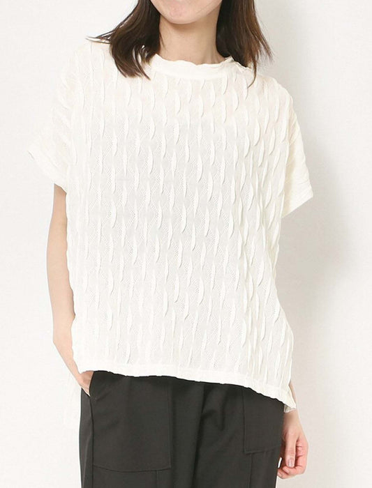 ジャガードメッシュジャージー