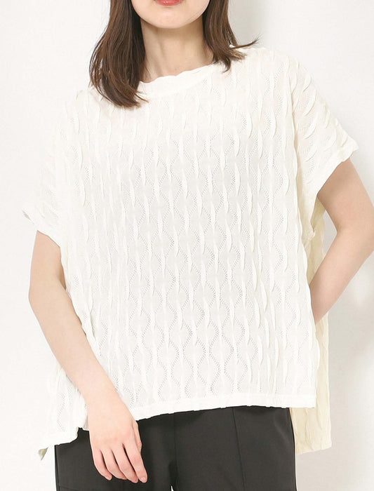 ジャガードメッシュジャージー