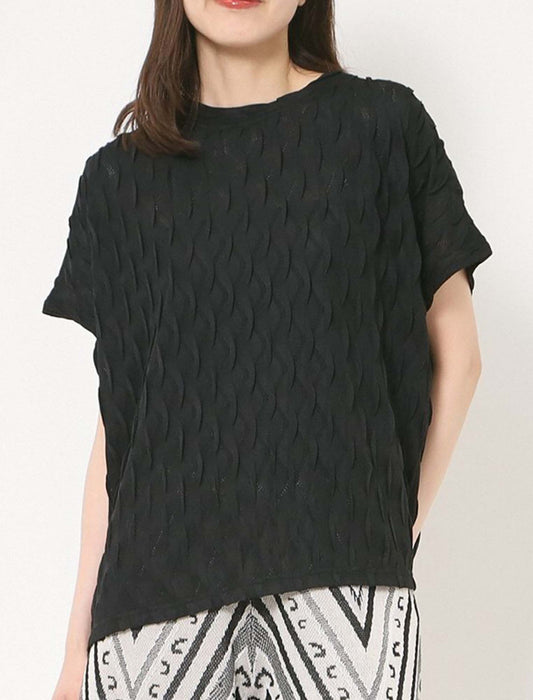 ジャガードメッシュジャージー