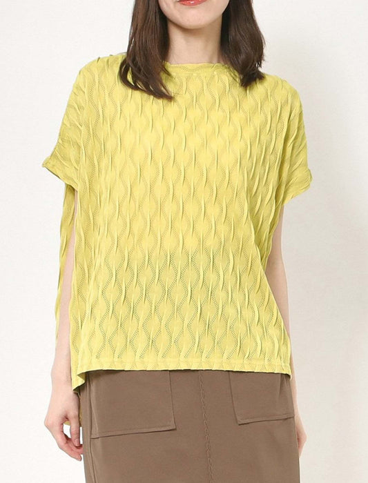 ジャガードメッシュジャージー