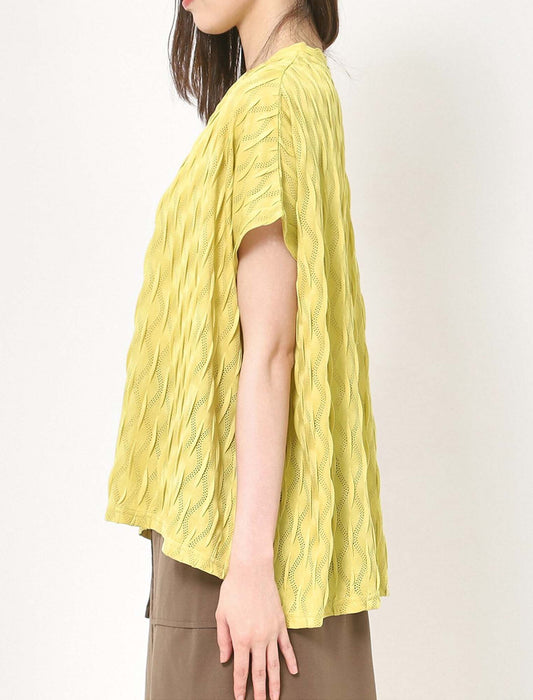 ジャガードメッシュジャージー