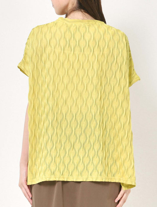 ジャガードメッシュジャージー