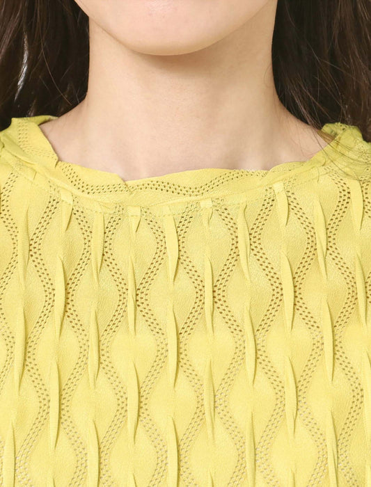 ジャガードメッシュジャージー