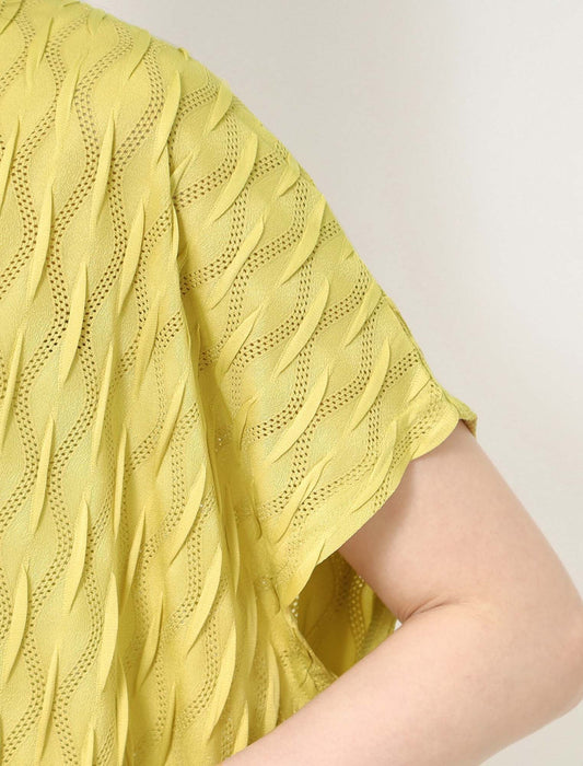 ジャガードメッシュジャージー