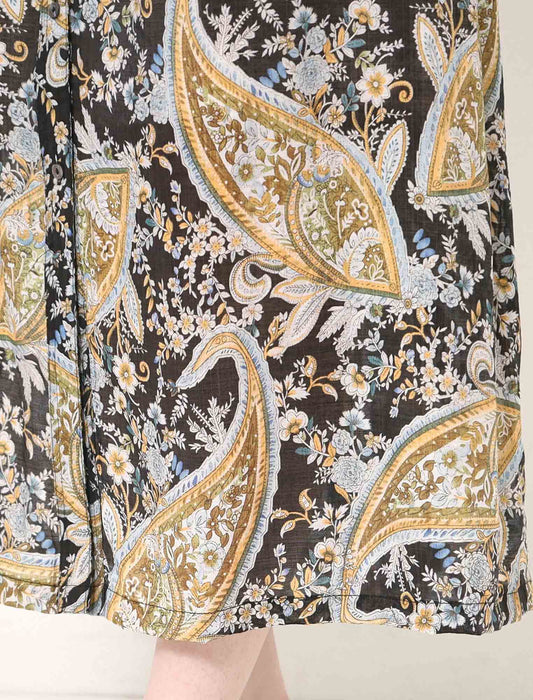 ハンドスモックシャツワンピース