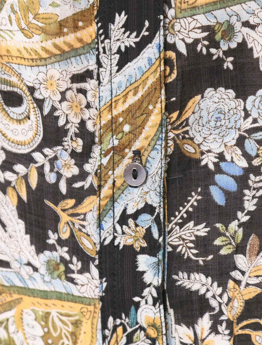 ハンドスモックシャツワンピース