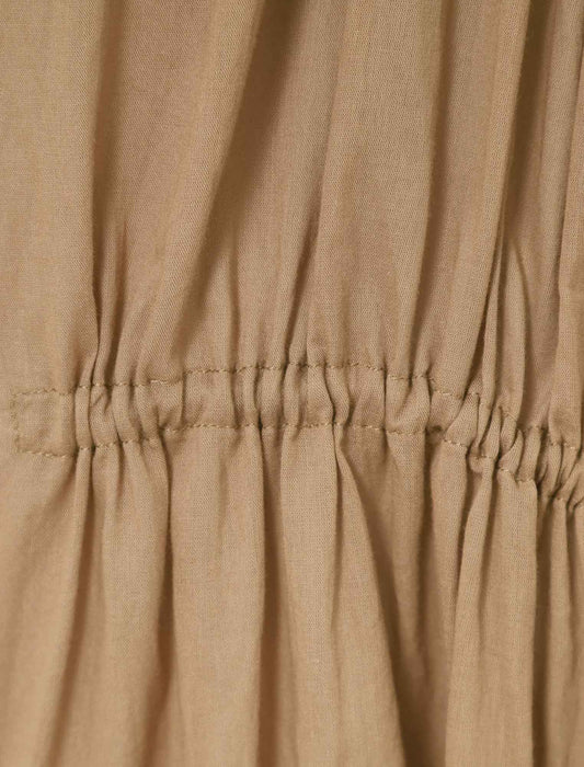 ハンドスモックシャツワンピース