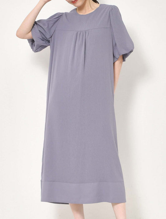 シアーバルーンスリーブワンピース